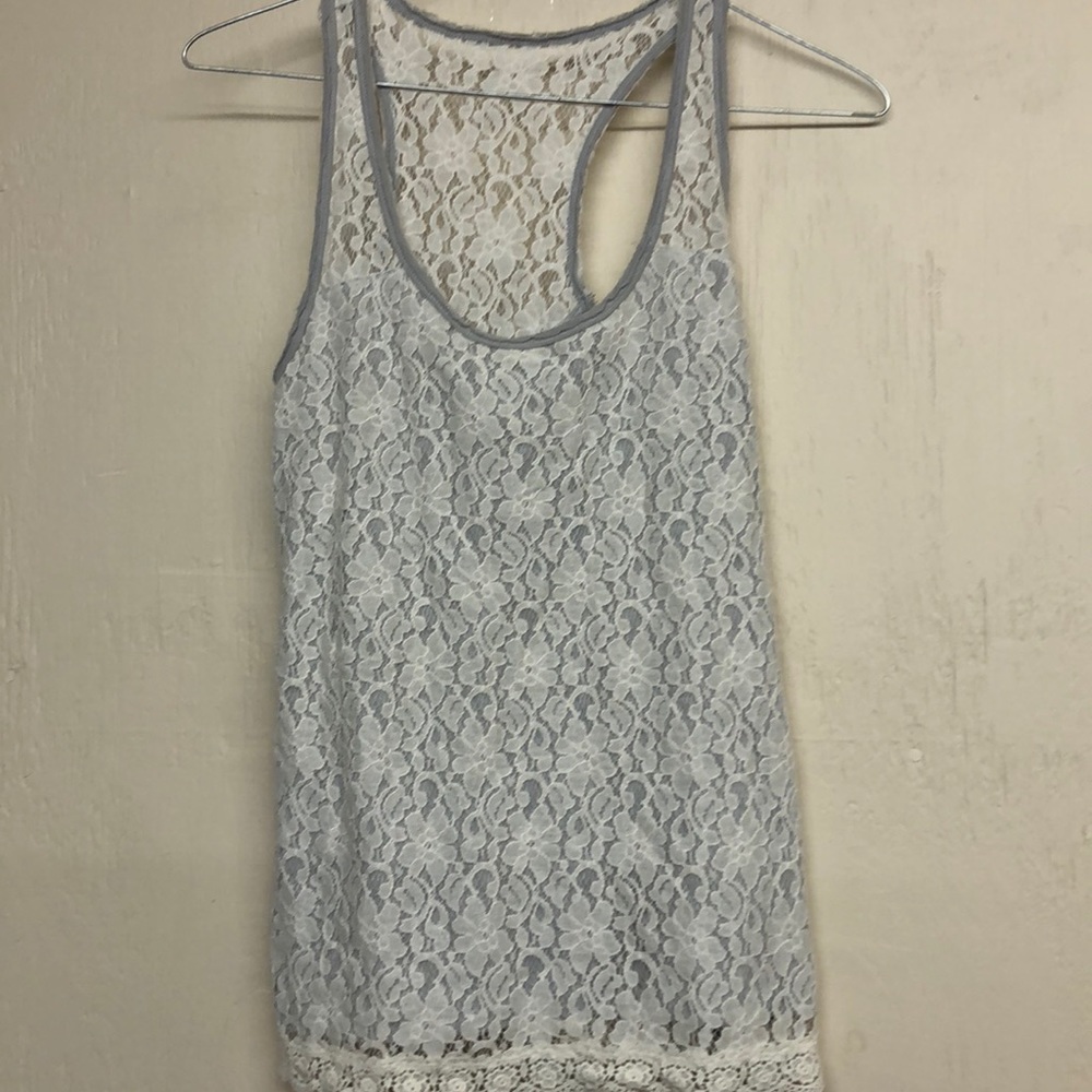 Lace tank top